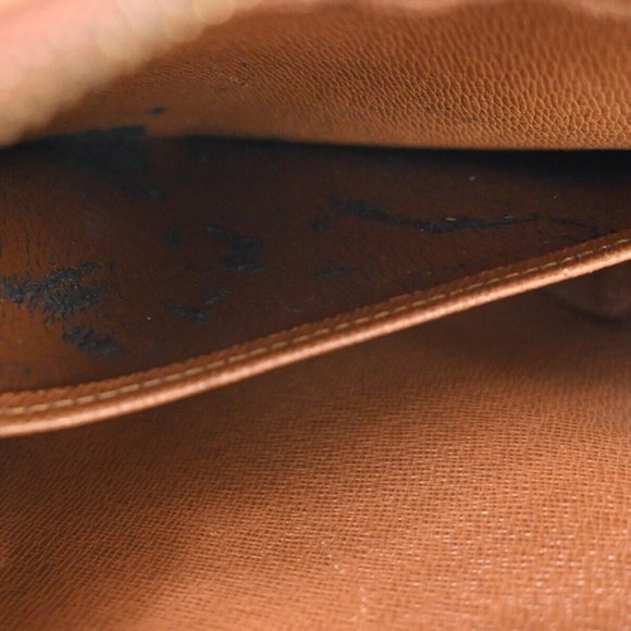 LOUIS VUITTON Orsay Clutch Hand Bag Monogram Leather Brown France - Picture 11 of 15